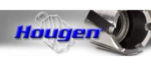 Logo of Hougen Industries with their name in blue text next to an image of industrial tools.